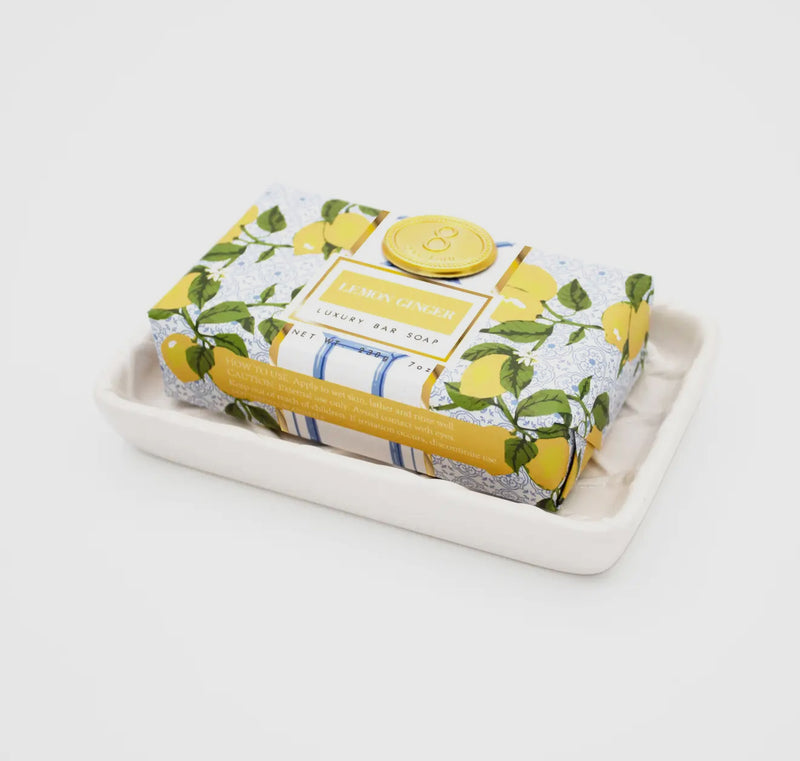 Lemon Ginger Wrapped Bar Soap
