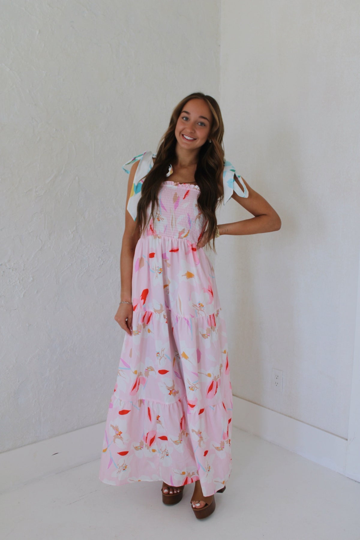Nova Smocked Maxi Dress