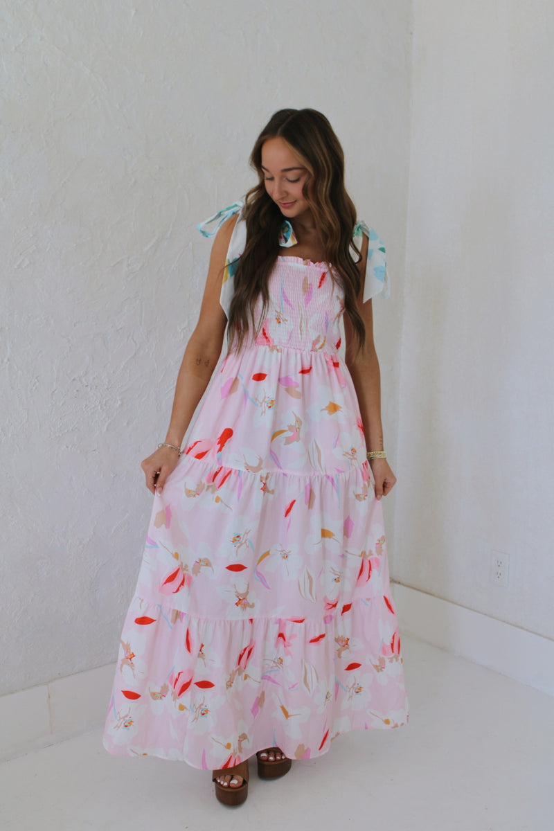 Nova Smocked Maxi Dress