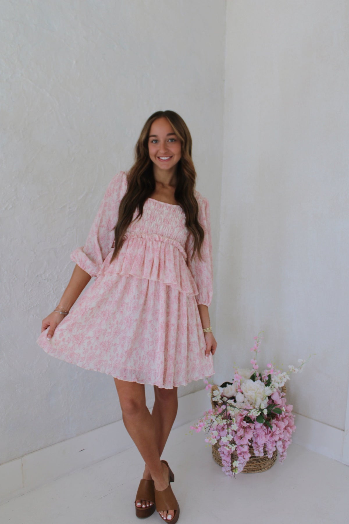 Carly Floral Mini Dress
