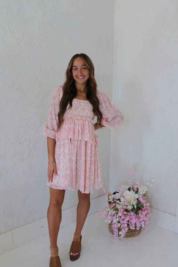 Carly Floral Mini Dress