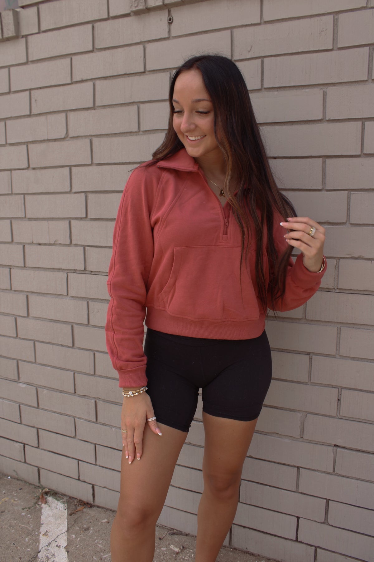 Hannah Athletic Jacket - BURGUNDY-