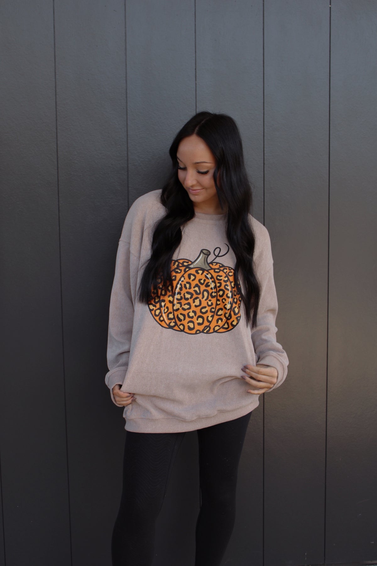 Cheetah Pumpkin Crewneck